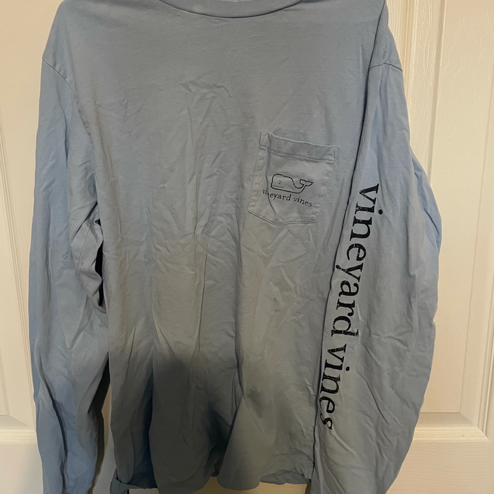 Vineyard Vines light blue long sleeve